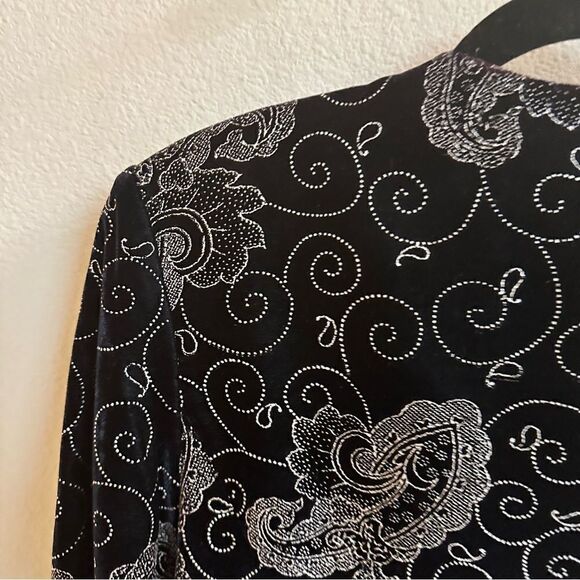 Vintage Scott McClintock | 10 | velvet black and gold ornate one of a kind - Picture 3 of 7